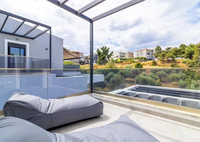 别墅 Sithoniars White Luxury Maisonette *