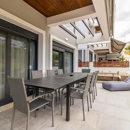 Sithoniars White Luxury Maisonette Willa *