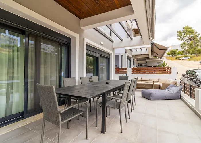 Sithoniars White Luxury Maisonette Вилла *