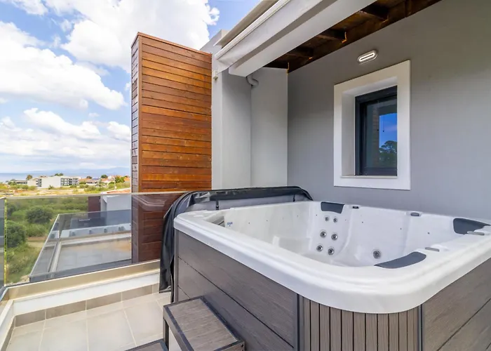 Sithoniars White Luxury Maisonette Вилла *